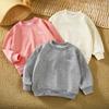 Новый Детский Повседневный Осенний Свитшот Детский Пуловер Детский Мальчики Девочки Топ с Длинным Рукавом Одежда