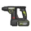 WORX 20V Беспроводной перфоратор с пылеудалением WU384 Штепсель CN (адаптер в комплекте)