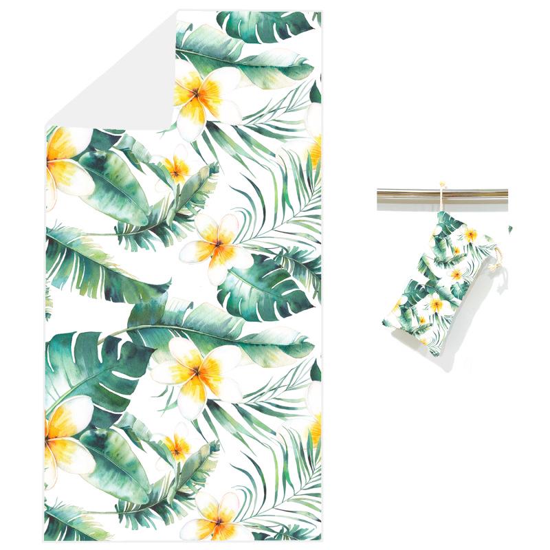 2025 Пляжное полотенце на шнурке и быстросохнущая сумка для банного полотенца