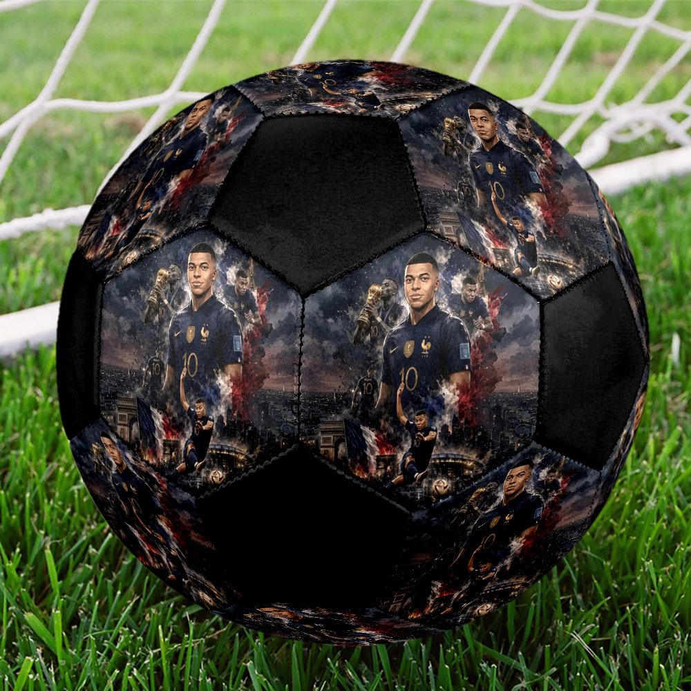 1 шт. Ultimate Mbappé Навыки размер 5 футбольный мяч Praha Футбольный мяч для зала Цветной Для всех возрастов Машинная строчка ПВХ Готов к соревнованиям Прочный Высокий отскок