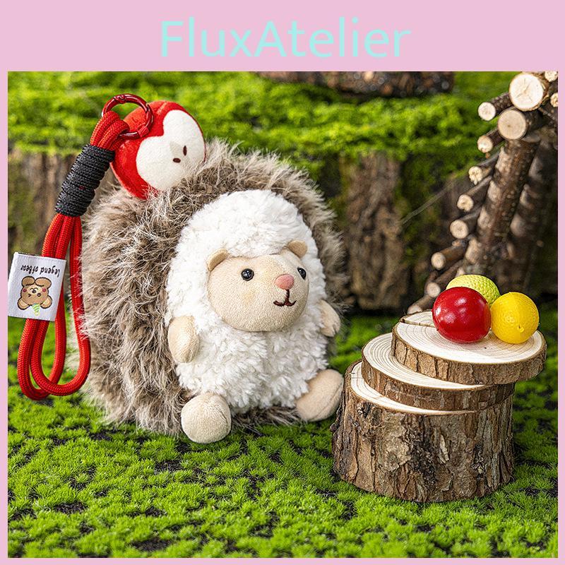 Милый ежик яблоко мультяшное животное плюшевая кукла подвеска для детей и подростков аксессуары для рюкзака