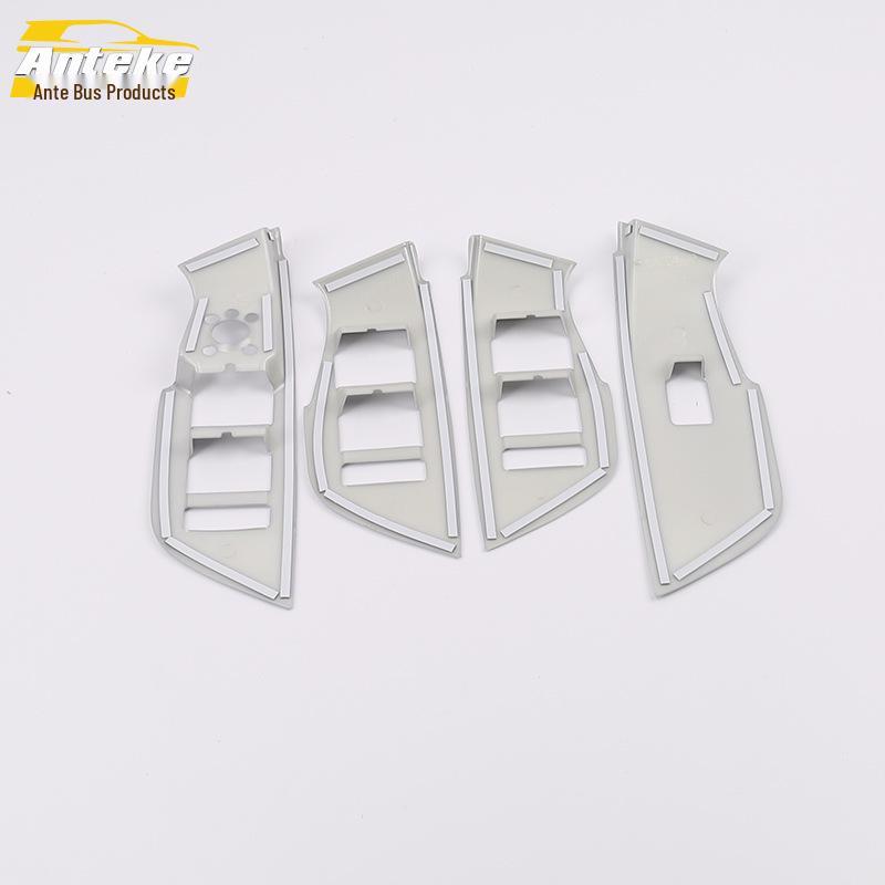 19 A6L Glass Switch Decoration Sequins & Window Lift Switch Stickers - Interior Accessories