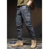 Мужские модные брюки с манжетами на резинке для активного отдыха - весна и осень, европейский/американский стиль
