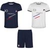 Children's Shorts Set - France - Set of 2 T-shirts - Blue and White - 12 Years - Football