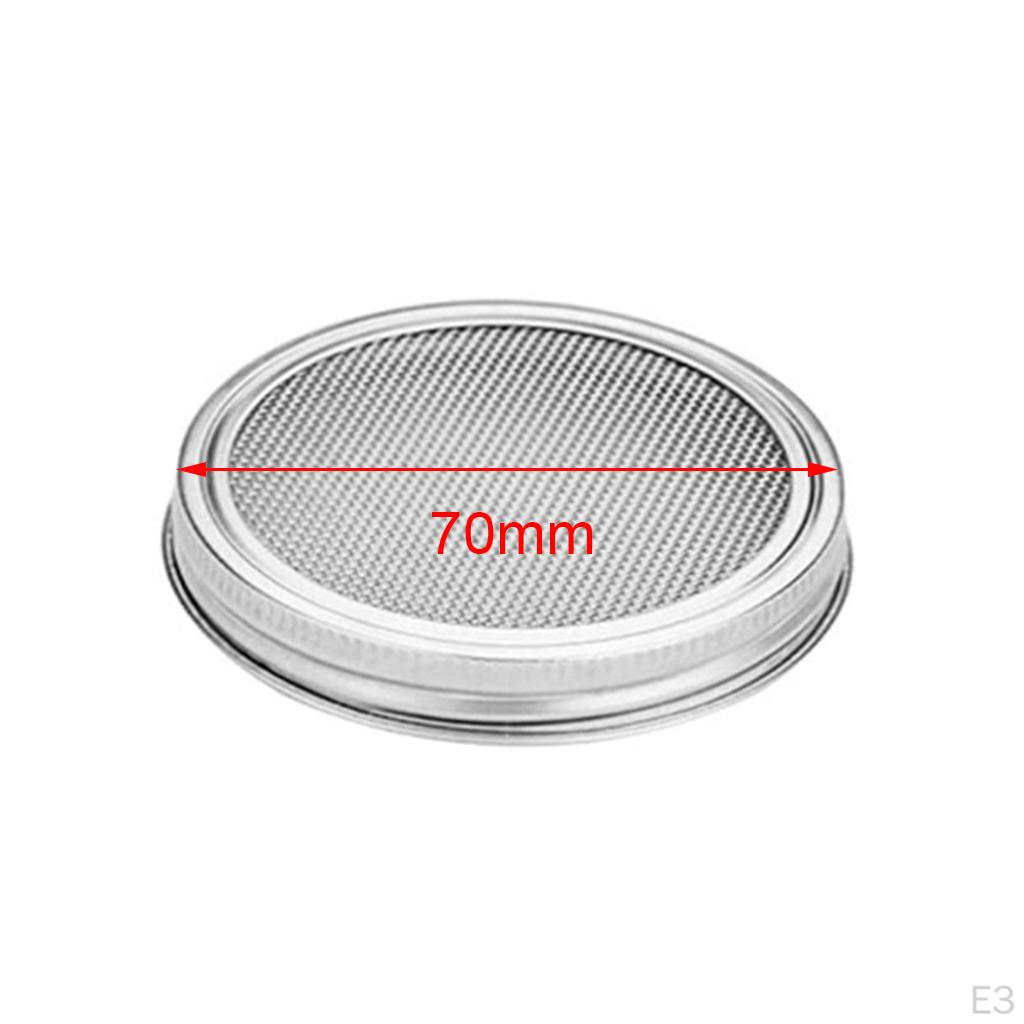 Stainless Steel Jar Mesh Screen Sprouting Lid Cover for Growing Broccoli