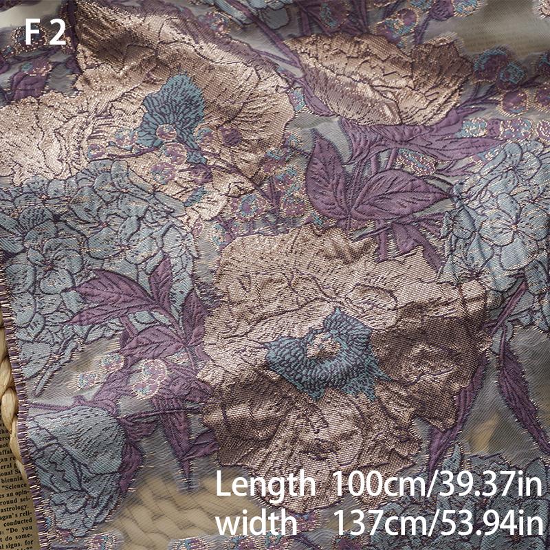 Роскошная тканая жаккардовая цветочная тисненая пузырчатая ткань мягкая элегантная модная 3D-текстурная ткань для самостоятельного шитья обивки платья
