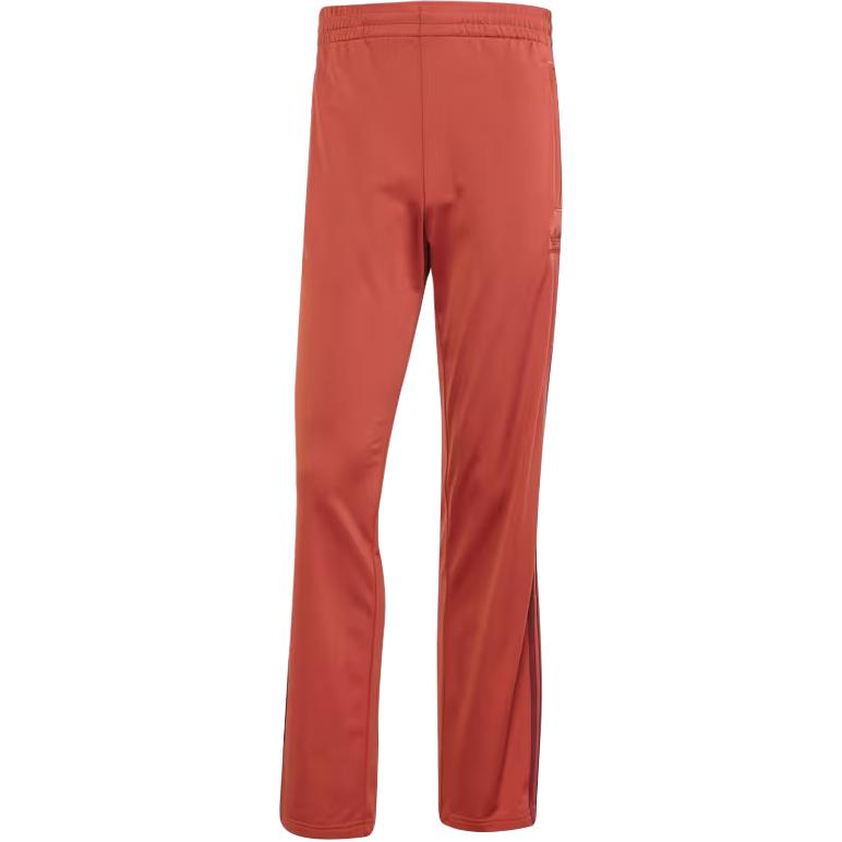 Adidas Originals Striped Mid-Rise Loose Straight Leg Knit Sports Pants Men Bottoms Red JP2541