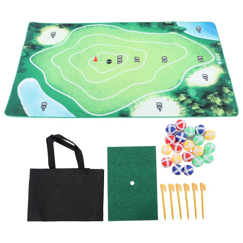Набор для игры в гольф Chipping, развлекательный портативный тренировочный коврик для гольфа для клуба, для помещений и улицы, тип 2