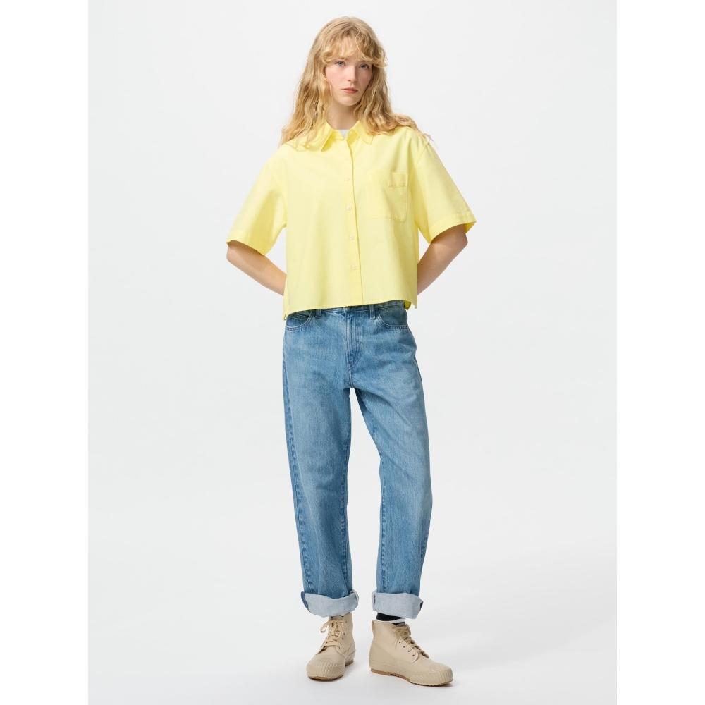 Uniqlo Японская рубашка Оксфорд