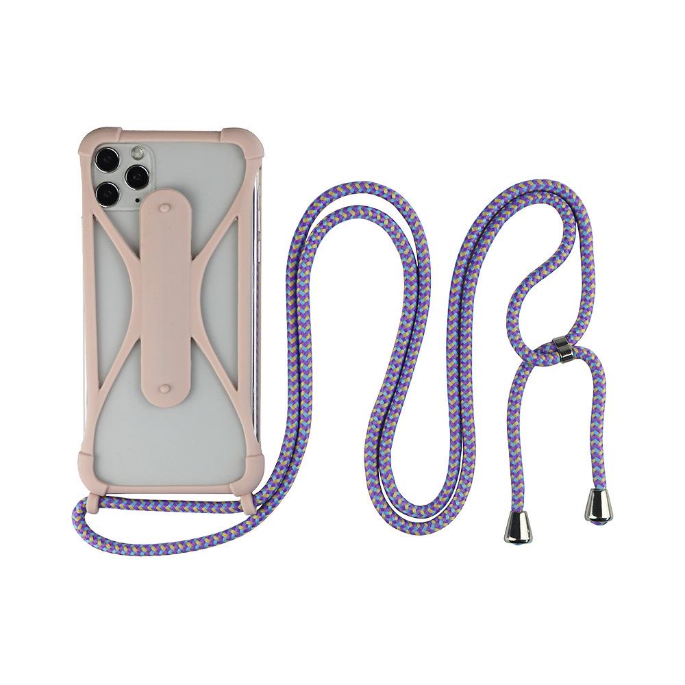 Универсальный силиконовый чехол-ремешок для телефона через плечо с защитой от падений по четырем углам