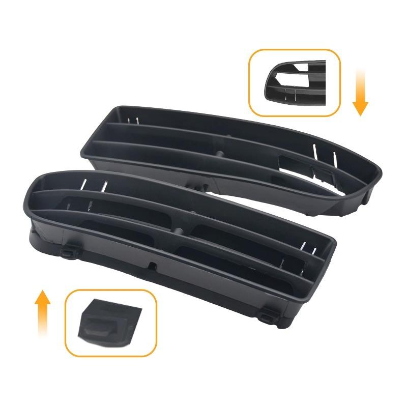 1Pair Front Left Right Side Bumper Lower Grill Vent For 1999-2004 VW Jetta/ Bora Mk4 TDI 1J5853665B 1J5853666B