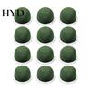 Soft Texture Flower Foam Mini Round Floral Holder Green Arrangement Blocks No Smell with Wire for Wine Bottle Decor Wedding Birthday Table Centerpiece