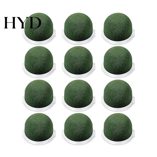 Soft Texture Flower Foam Mini Round Floral Holder Green Arrangement Blocks No Smell with Wire for Wine Bottle Decor Wedding Birthday Table Centerpiece