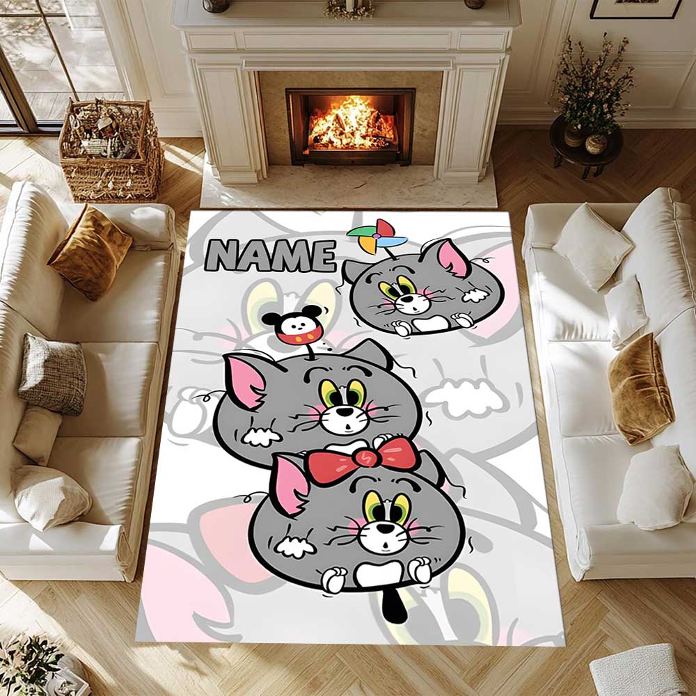 Warner Bros. Works (61) Customize your name rug, office chair cushion, home bedroom living room gift.
