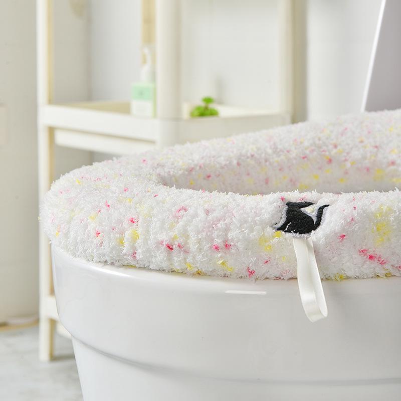 Универсальный всесезонный коврик и чехол для сиденья унитаза