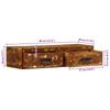TV Wall Cabinet 80 x 30 x 19 cm Solid Reclaimed Wood