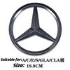 1 шт. ABS Наклейка-эмблема на решетку радиатора автомобиля для Mercedes Benz W204 W205 W210 W211 W212 W213 C E Class GLA GLK ML GLC GLE