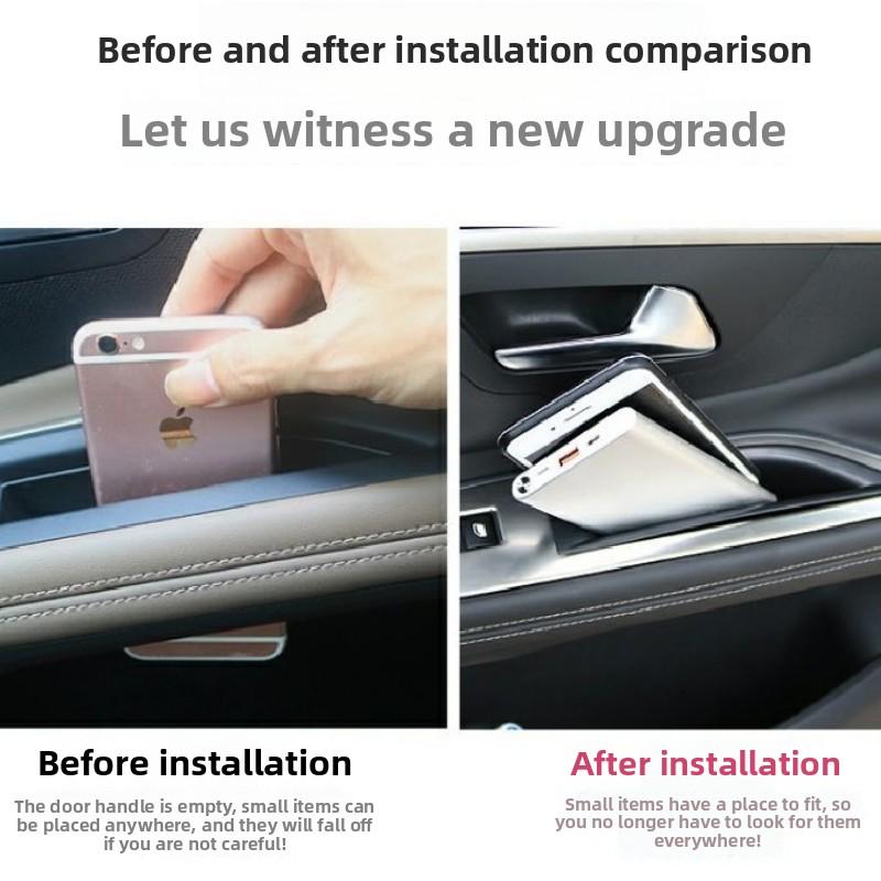 Для Peugeot 3008 GT 2017 2018 2019 2020 2025~2025 2025 2025 Органайзер-бокс для хранения на подлокотнике двери, поднос для упорядочивания, аксессуары для интерьера