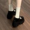 Милые и стильные туфли jk small из натуральной кожи, женские универсальные туфли на толстом каблуке, весна 2025, туфли Mary Jane в студенческом стиле на высоком каблуке