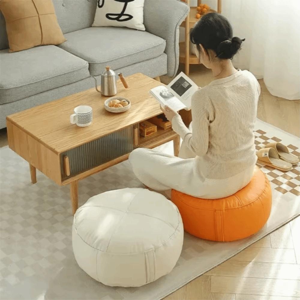 Japanese Style Tatami Sitting Mat PU Leather Sitting Pier Home Decoration Lazy Cushion Home