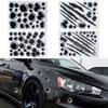 Наклейки на автомобиль 3D Bullet Hole Смешные наклейки Чехлы для автомобилей Мотоцикл Царапины Реалистичные Bullet Hole Водонепроницаемые наклейки