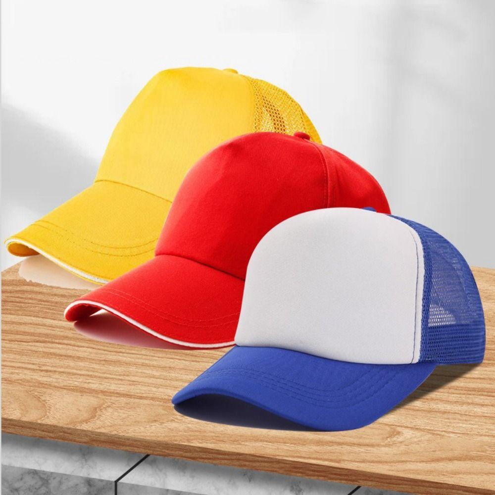 Регулируемые козырьки шляпа дышащая сетка хип-хоп шляпы разноцветная утиный язычок сетчатая кепка для малышей