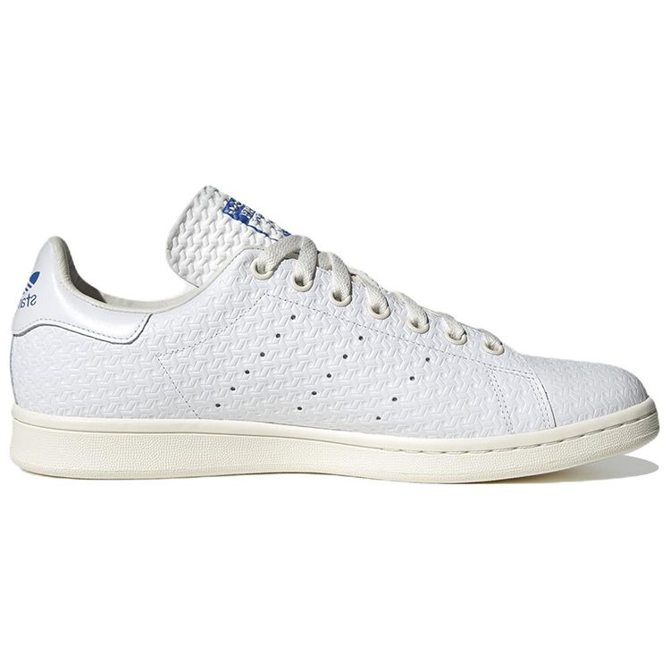 Adidas Кроссовки унисекс с тисненым геометрическим принтом Stan Smith Бело-белые облака HQ9930