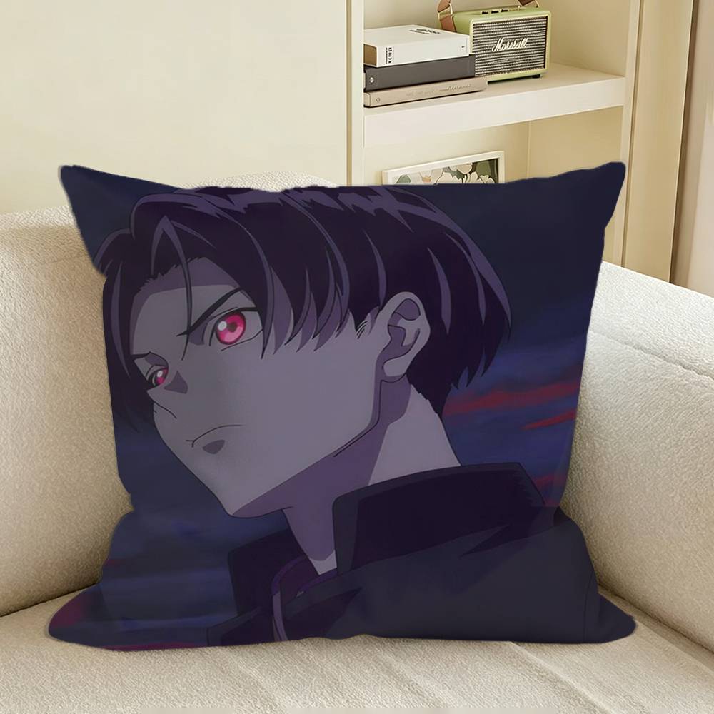 Arajin Tomoshibi Anime BUCCHIGIRI Square Sofa Pillow Cover Solid Color Living Room Home Decor Cushion Case