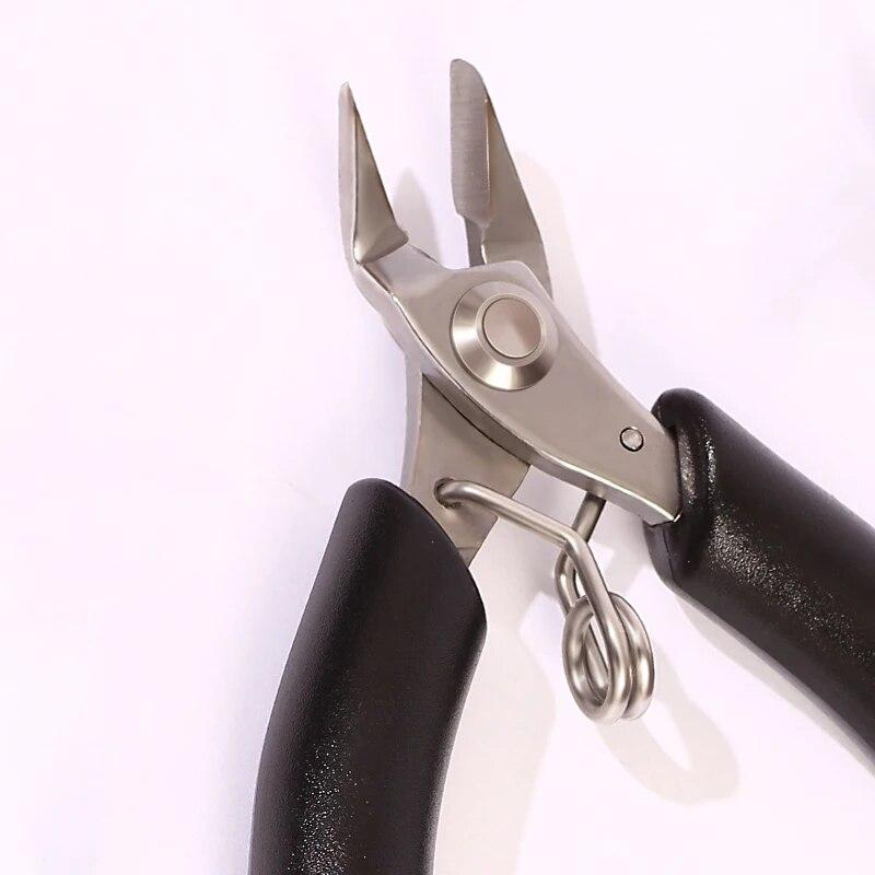 Stainless Steel Handle Anti-skid Jewelry Tool Pliers Handmade Make Sharp Nose Pliers For DIY Making Repair Accessories