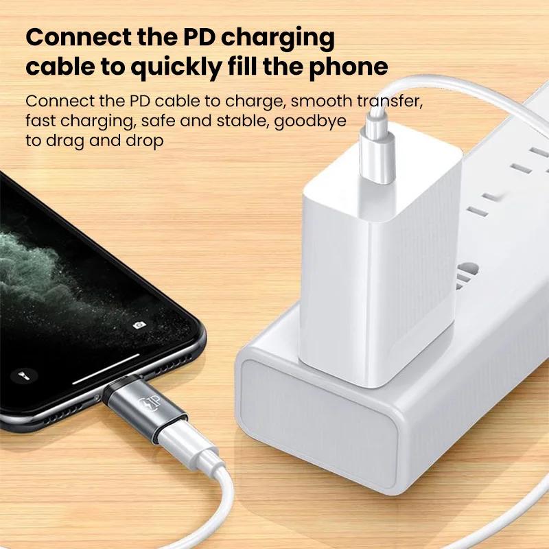 Адаптер 5В 2,1А iPhone (мама) к USB-C и Type-c к iPhone для передачи данных и зарядки телефона для iPhone 14/15 Pro Samsung Xiaomi