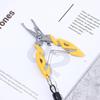 Multi-function with Lanyard Hook Removers Stainless Steel Scissor Bait Line Cutter Fishing Pliers