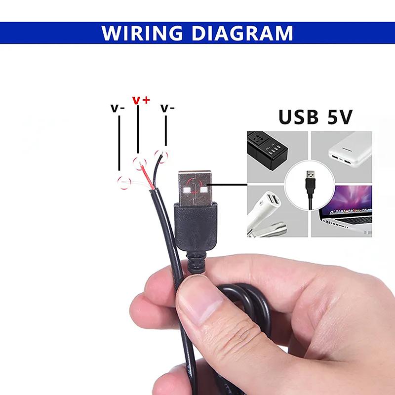 1,5 м Usb 5 В светодиодный трехцветный затемняющий цветной переключатель кабель диммер 4-клавишный контроллер 2 канала для низковольтного светодиодного Cct двухцветного света
