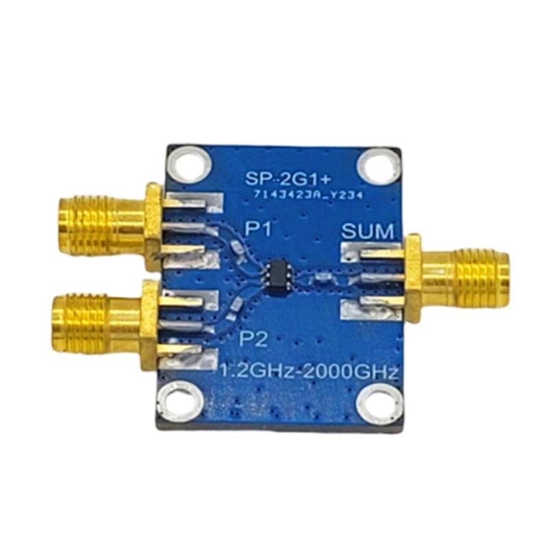 Wideband Radio Splitter Combiner 1.2-2GHz with 20dB Isolation and 1.3 1 VSWR for Satellite Navigation