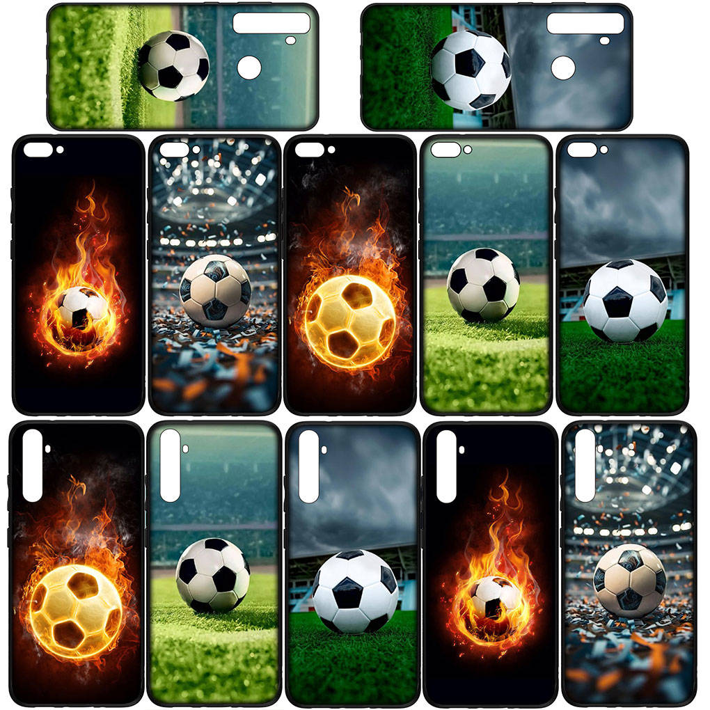 Для iPhone 16 15 Xiaomi Redmi Note 14 13 12 11 Pro Max X 8 16e Samsung Galaxy S25 S24 S23 Moto OPPO Huawei Cool Soccer Play Football Match Phone Case