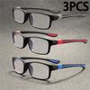 3 шт. Спортивные очки для чтения для мужчин и женщин - удобные, стильные очки для чтения при пресбиопии с поликарбонатными линзами