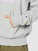 Champion Reverse Hooded Made In Oxford Size S Weave® Sweatshirt, USA, C5-U107, Men's Gray,