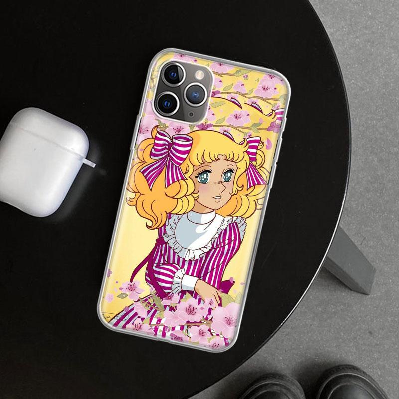 Кэнди Аниме 90-х Чехол для телефона для iPhone 11 12 13 Mini 14 15 Plus 16 Pro Max 17 Air 7 8 + SE Арт Индивидуальные Fundas 11 12 13 M