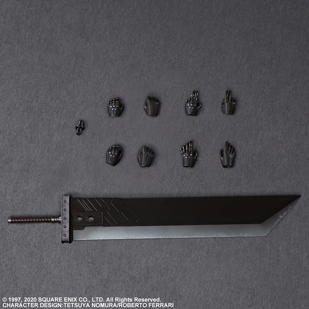 Final Fantasy VII Remake PLAY ARTS Kai Джесси, Клауд и Набор Мотоцикл ПВХ Раскрашенные Подвижные Фигурки