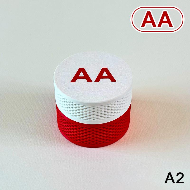 Коробка для хранения батареек ААА/АА (Батарейки в комплект не входят) Контейнер для батареек Держатель для батареек Герметичный Водонепроницаемый Портативный Домашний Декор