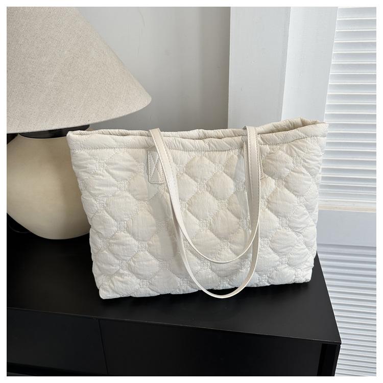 Ромбовидная вышивка нитью мода хлопок тренд повседневный дорожная сумка через плечо для женщин