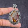 Noreena Jasper Gemstone Handmade 925 Sterling Silver Jewelry Pendant 2.56" R4L70