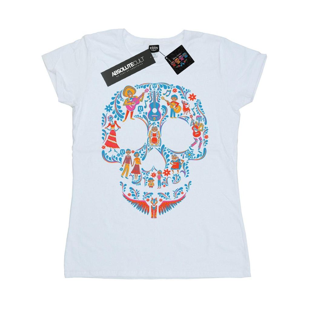 Coco Womens/Ladies Skull Cotton T-Shirt