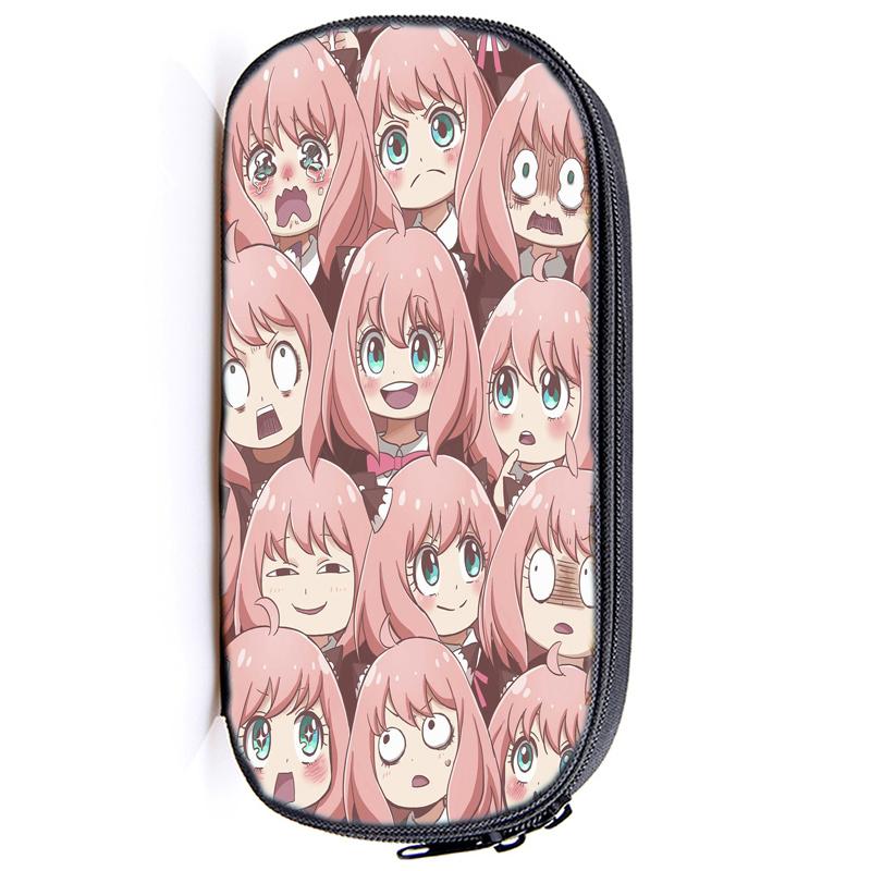 Семейный пенал Spy X Anya Forger, многофункциональный пенал, школьные принадлежности, чехол для ручек, канцелярские принадлежности, пенал