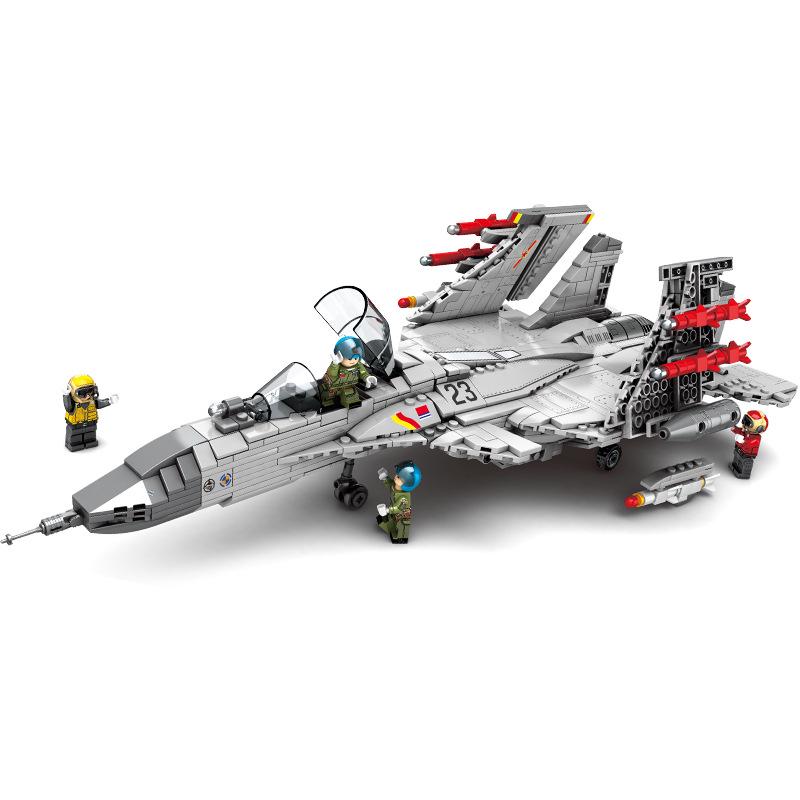 J-15 Fighter Jet Model Building Blocks Toy for Kids