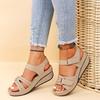 New Large Size Velcro Beach Fish Mouth Sandals Roman Style Sandals Women's Casual Women's Shoes