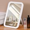 Портативное светодиодное зеркало для макияжа со складной подсветкой для дома и путешествий