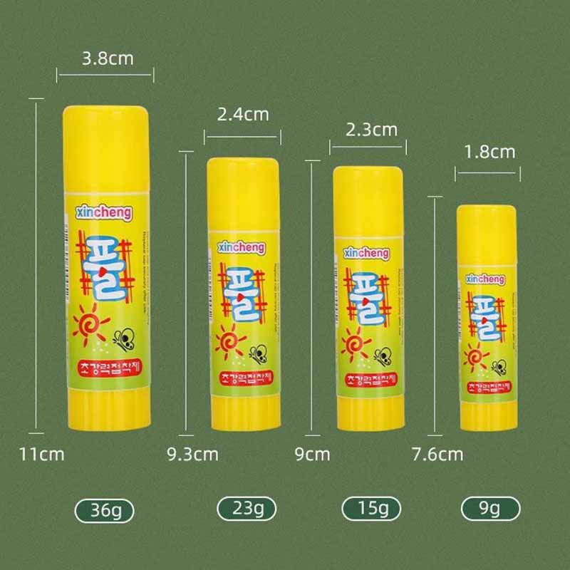 Мультяшный клей-карандаш для студентов, детей, высокая вязкость, твердый клей, прочная фиксация, забавные канцелярские товары, школьные и офисные и домашние принадлежности