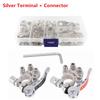 2 PCS Battery Main Cable And 60Pcs Bolt Holes Tinned Combination Car Quick Disconnect Cable Post Terminal Shut-off Connectors