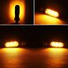 4pcs 3leds Motorcycle Indicators Mini LED Turn Signal Light Flasher Amber Signal Lamp Blinker Intermitentes Moto for Honda