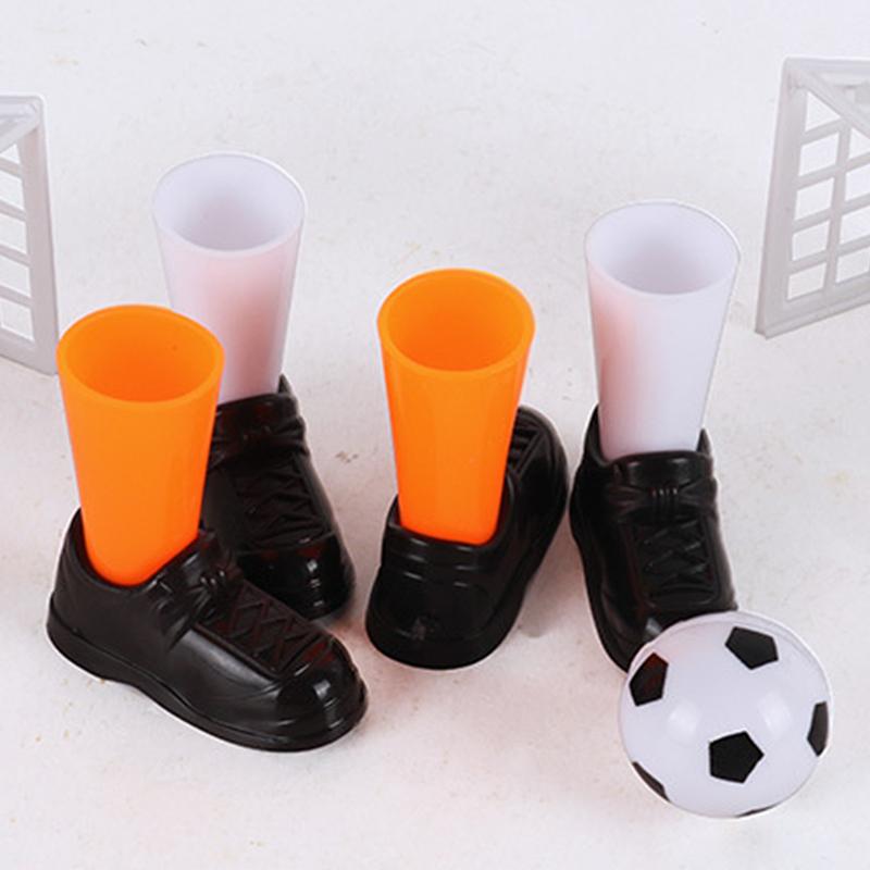 Забавный мини-настольный футбол, игра пальцами, набор для игры, с двумя воротами, забавные гаджеты, необычные игрушки для детей, игрушка для вечеринки